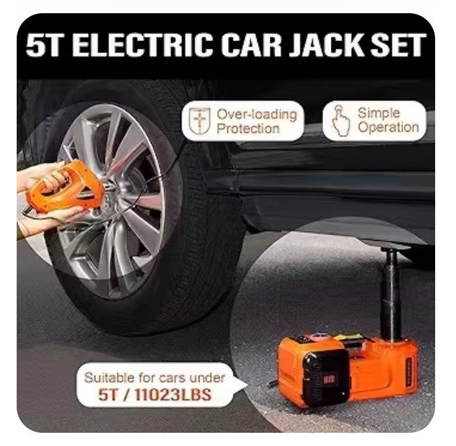 Gato eléctrico portátil 12V – Kit de elevación